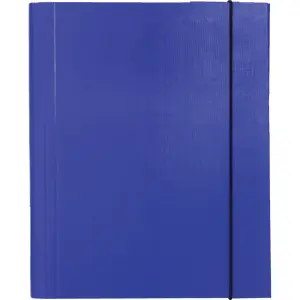 Preklopna mapa z elastiko Optima, modra