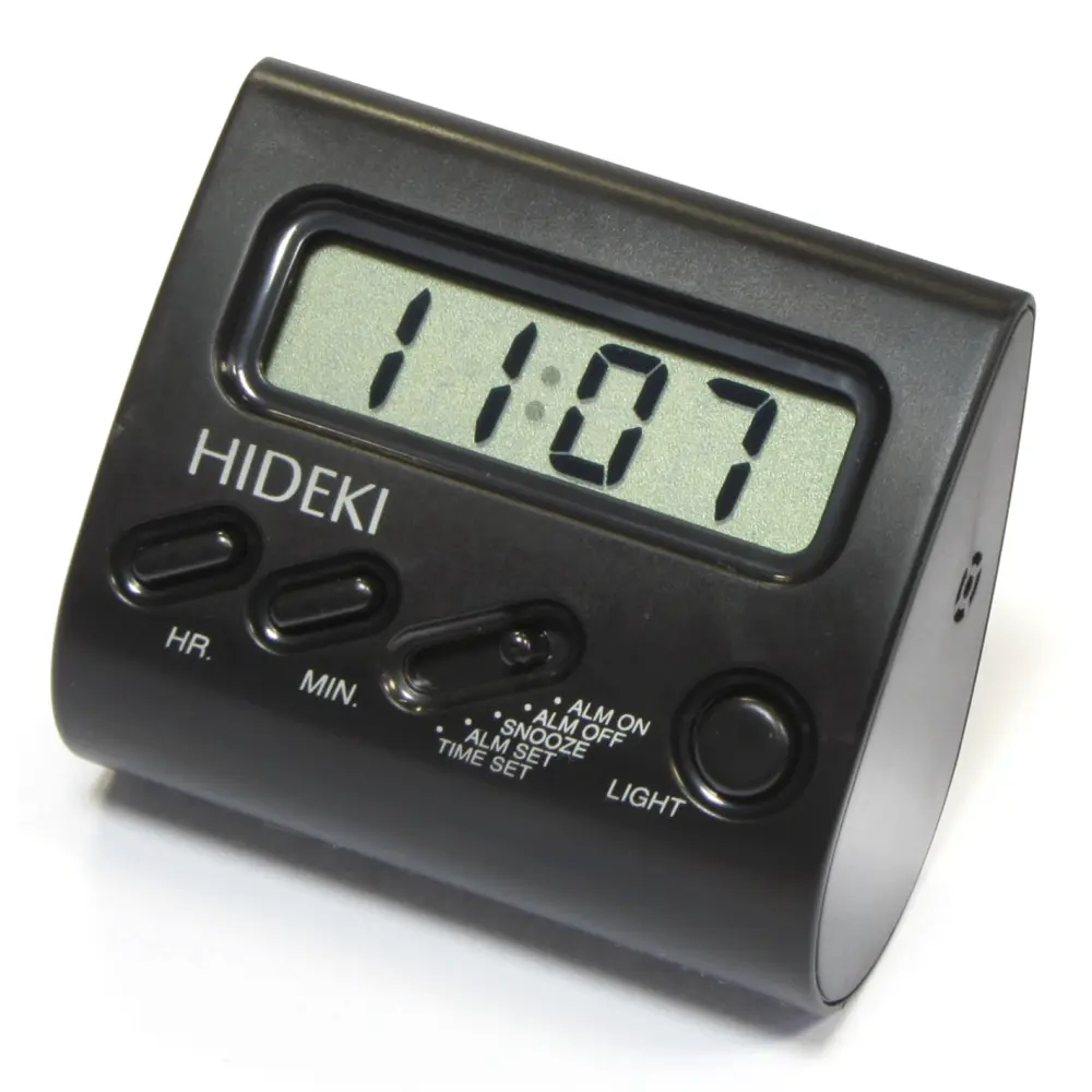 Potovalna digitalna ura budilka