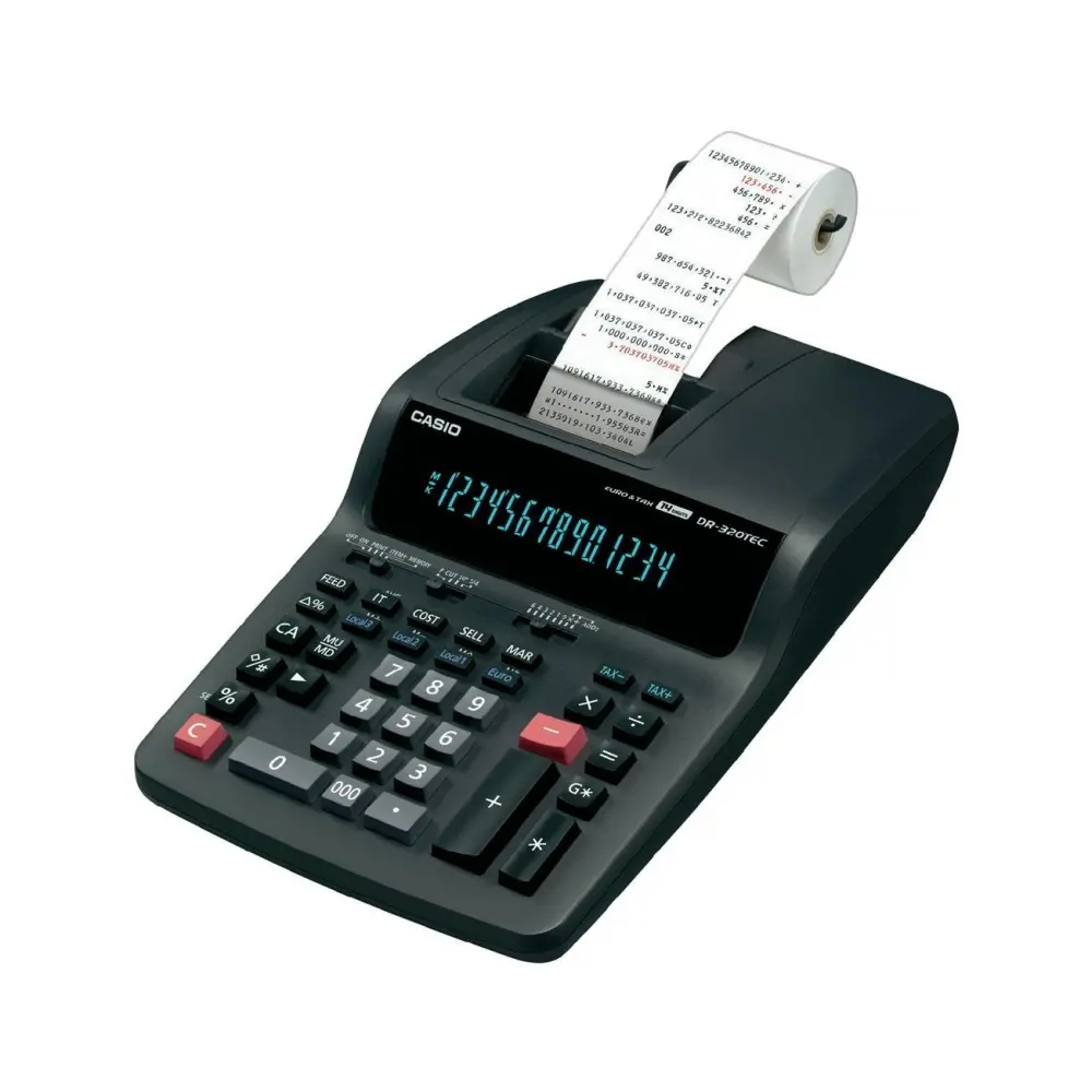 Namizni kalkulator Casio DR-320TEC