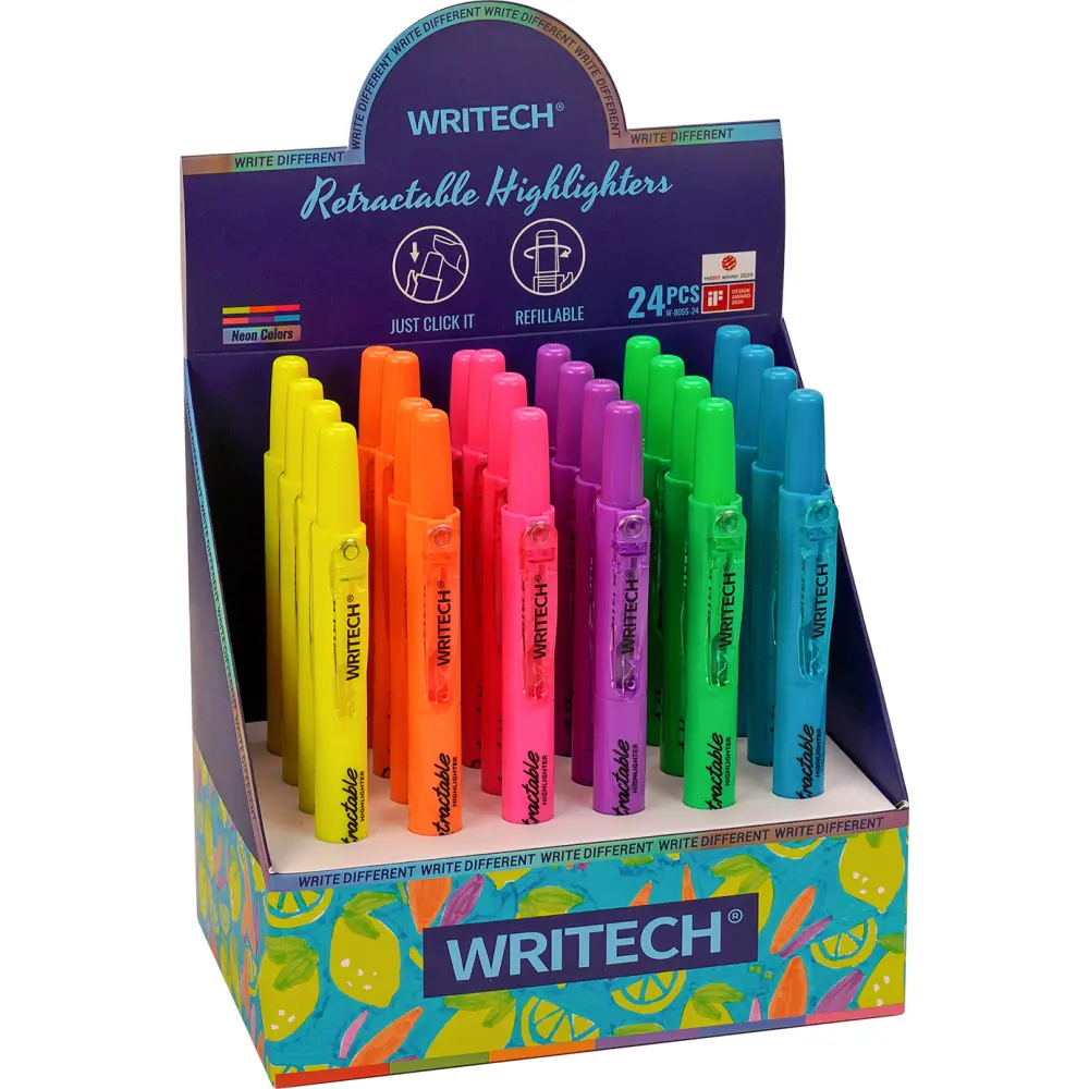 Marker svinčnik fluo click WR 24/1 disp.