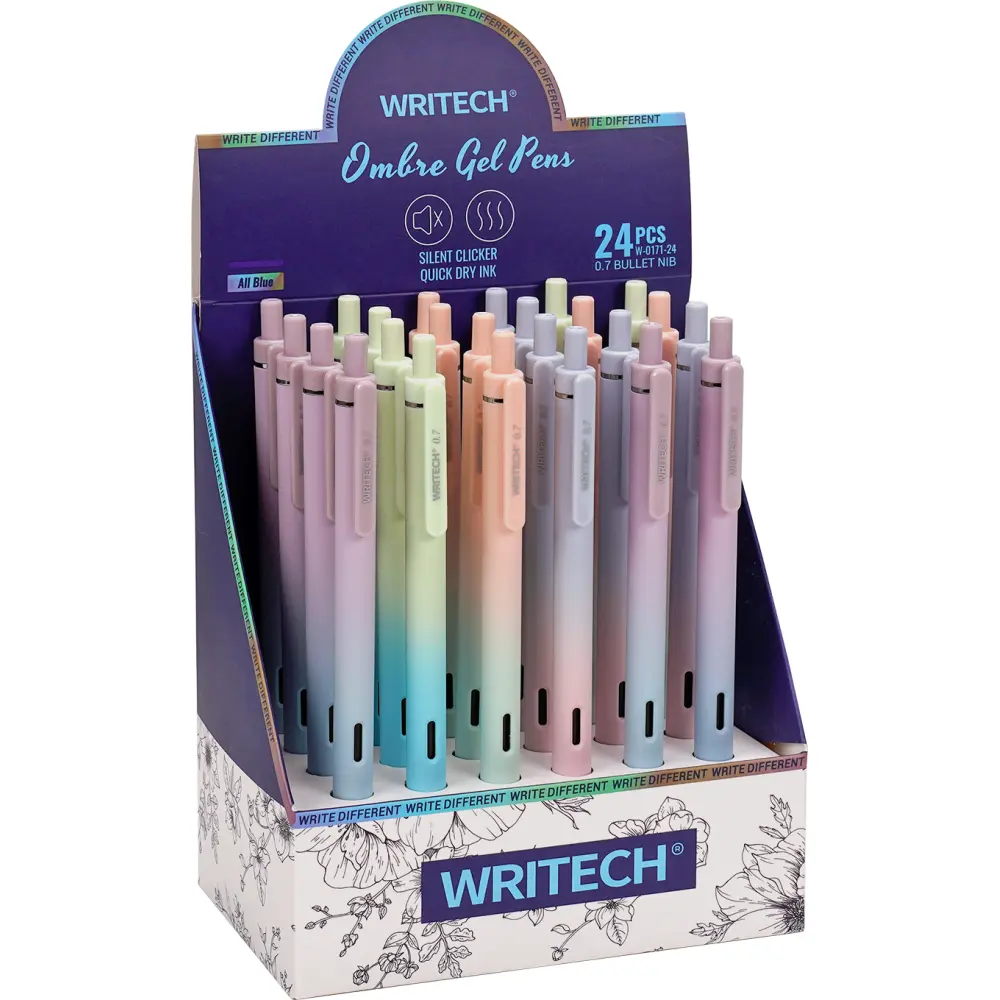 Gel Writech Ombre pastel 24/1 display