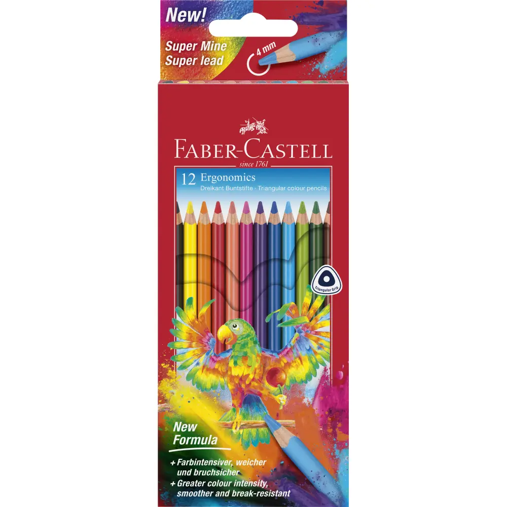 Barvice FABER-CASTELL, trirobe 12/1