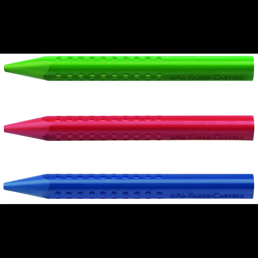 Barvice voščene FABER-CASTELL grip 12/1