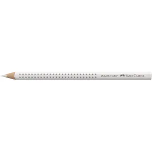 Barvica FABER-CASTELL, grip jumbo bela