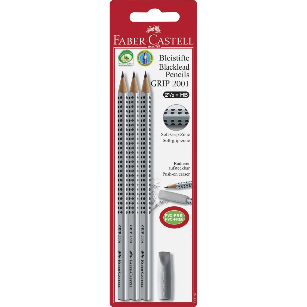Grafitni sv. Faber-Castell Grip 3/1+ rad