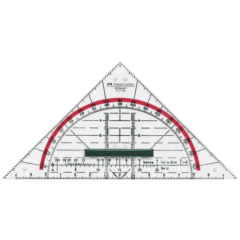 Trikotnik Geo Faber-Castel z držalom14cm
