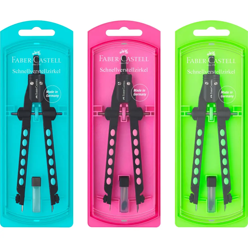 Šestilo Faber-Castell Factory Neon 