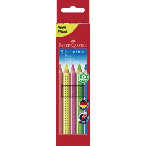 Barvice FABER-CASTELL fluo grip jumbo5/1