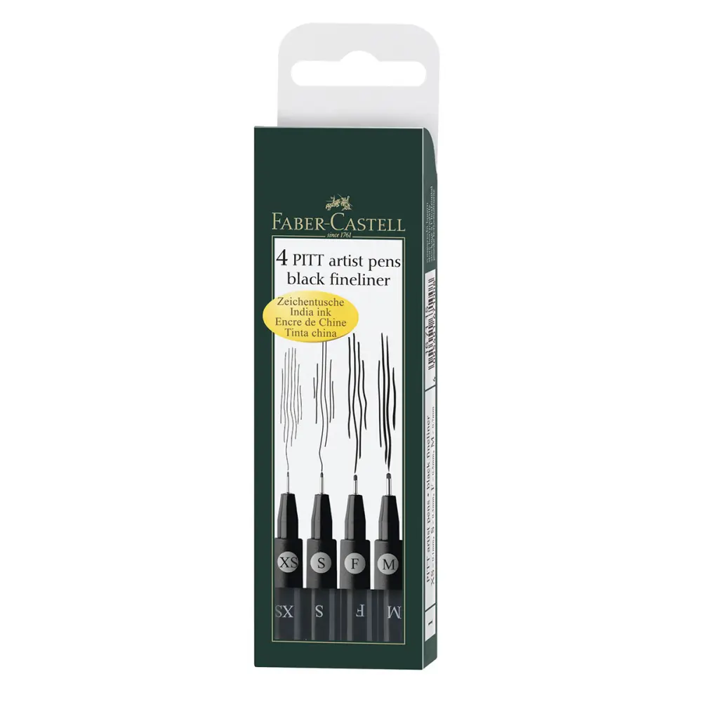Flomastri Faber-Castell Pitt 199 set 4/1