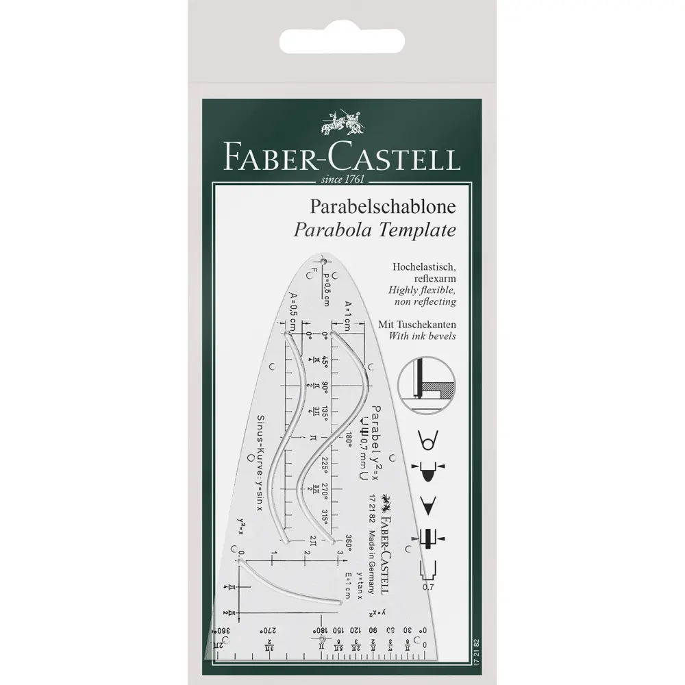 Šablona parabola Faber-Castell