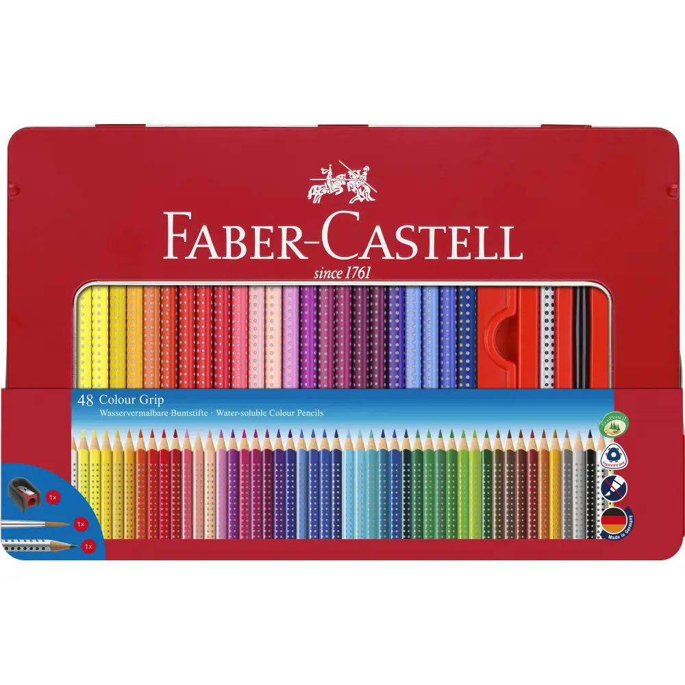 Barvice FABER-CASTELL, grip 48/1 kovina