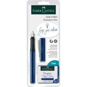 Nalivno pero Faber-Castell Grip M sort