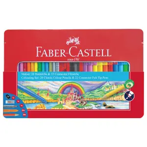 Set Faber-Castell Barvice + Flomastri