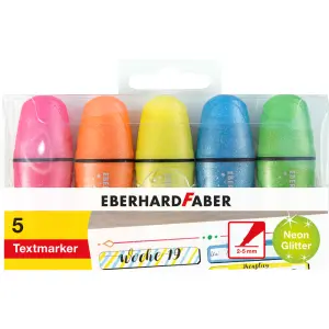 MARKER EFA MINI GLITER NEON 5/1