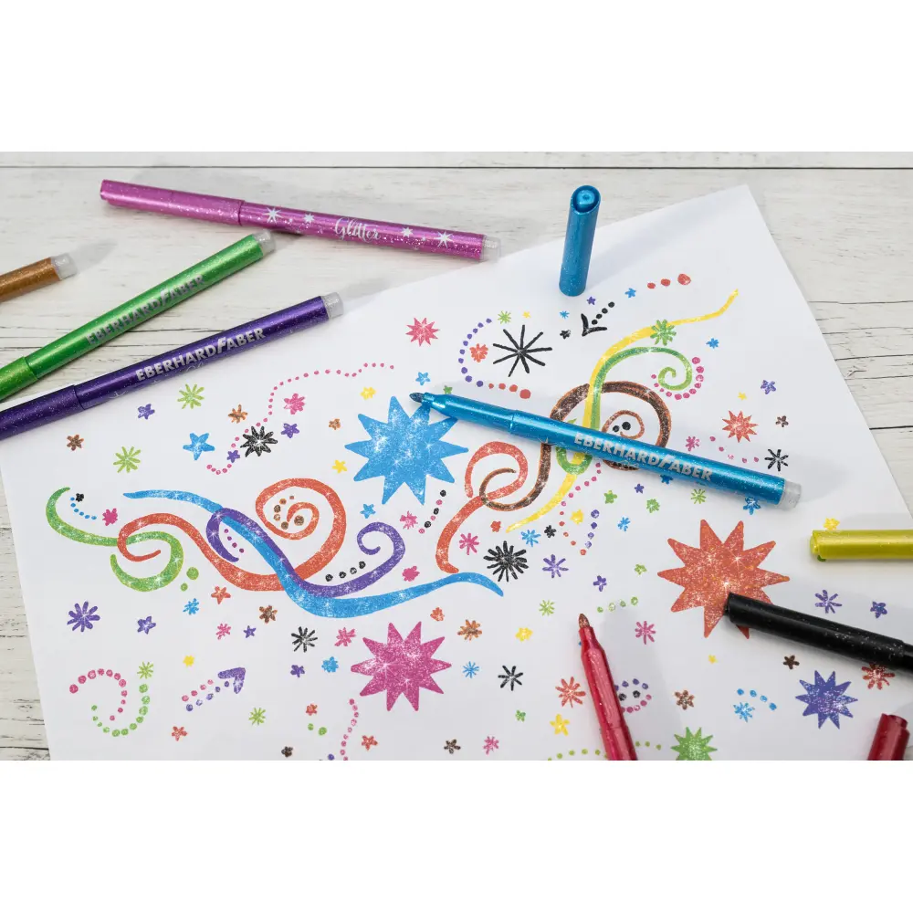 FLOMASTRI EFA GLITER 8/1