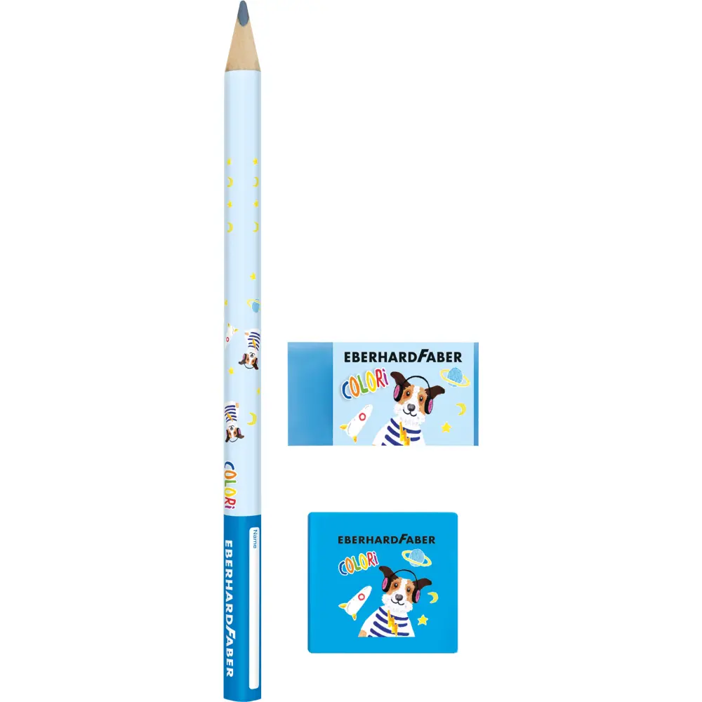 SET EFA SVINČNIK GRAF.+ŠILČEK+RADIRKA