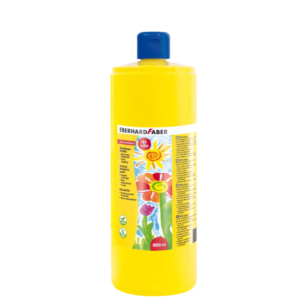 BARV.TEMPERA EFA Color 1000ml C.YELLOW