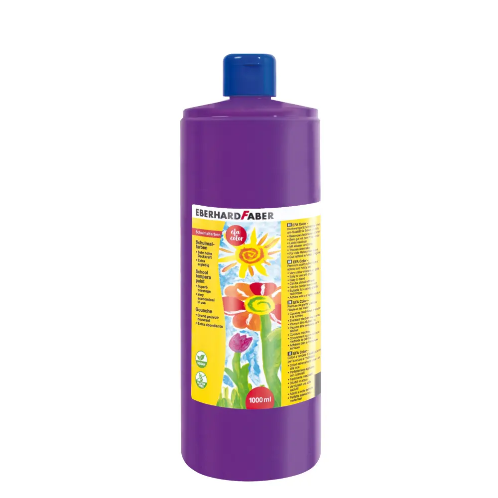 BARV.TEMPERA EFA Color 1000ml P.VIOLET