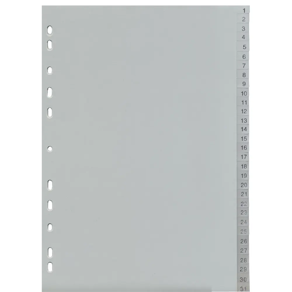 Pregradni kartoni 1-31