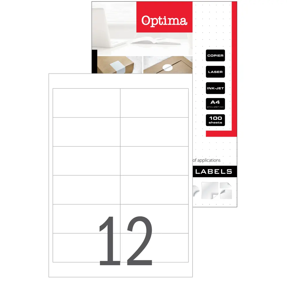 Etikete laser Optima 97 x 42,3mm