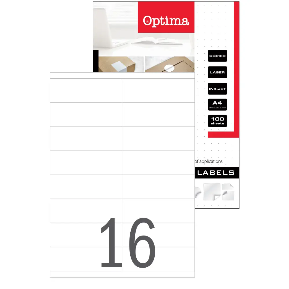 Etikete laser Optima 105 x 35mm