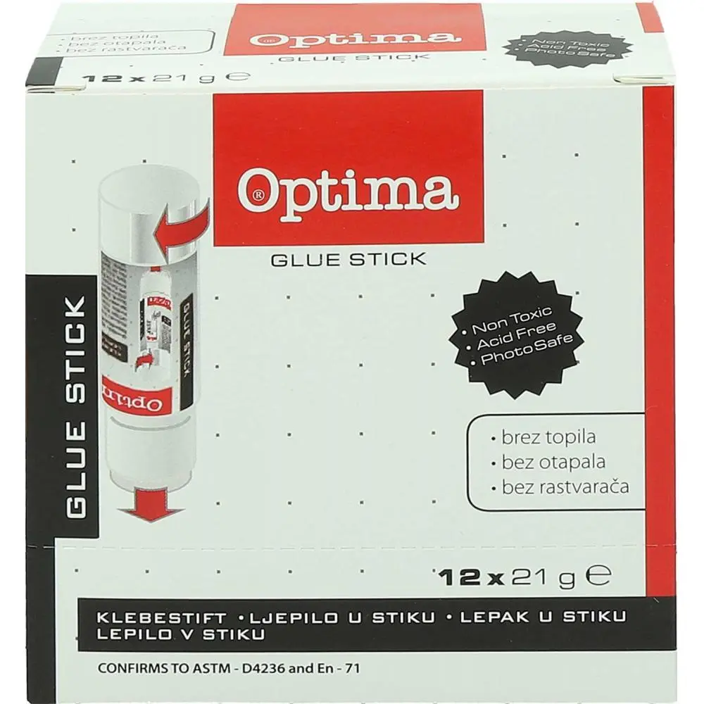 Lepilo v stiku OPTIMA, 21g