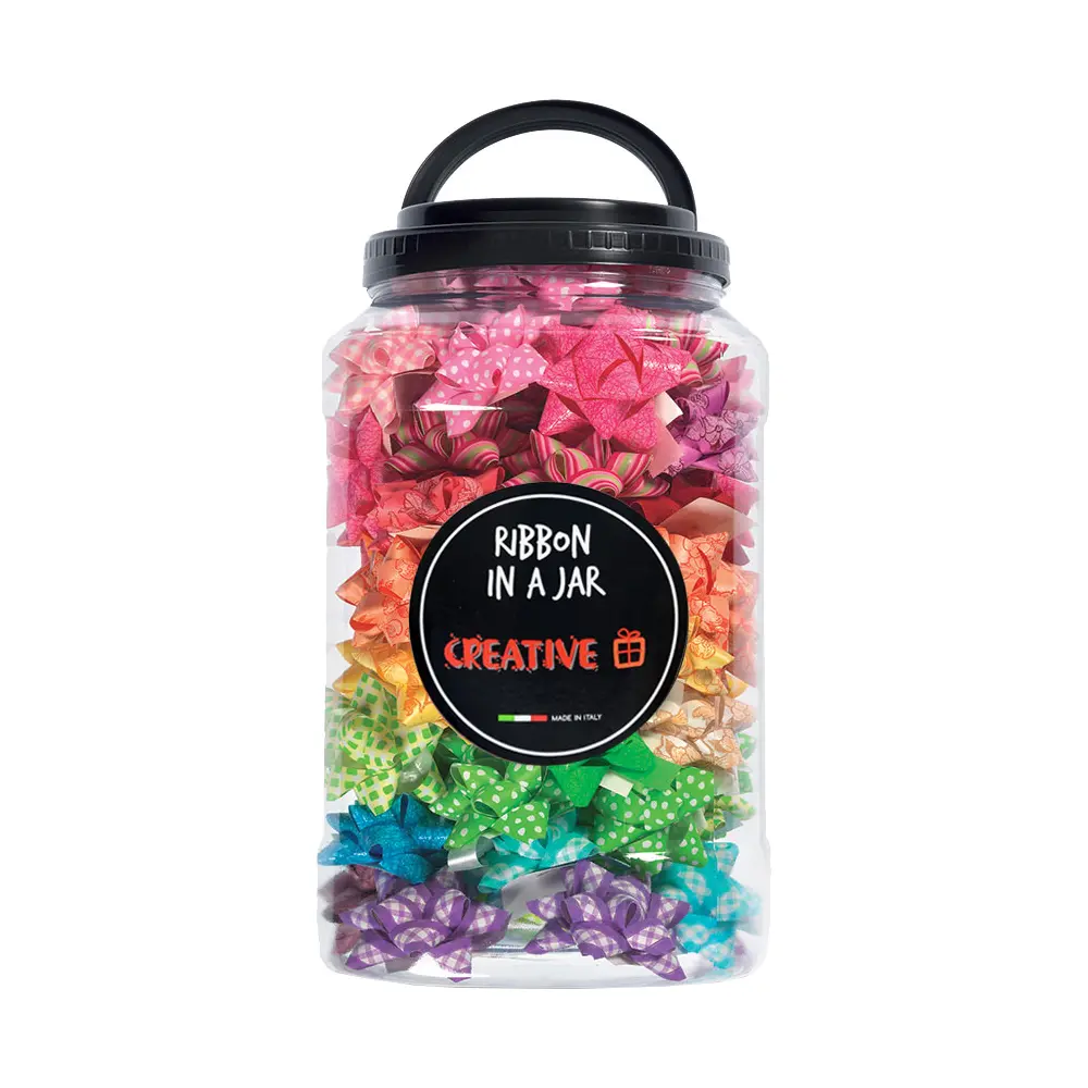 Darilna pentlja CREATIVE 6,5cm 70 kos