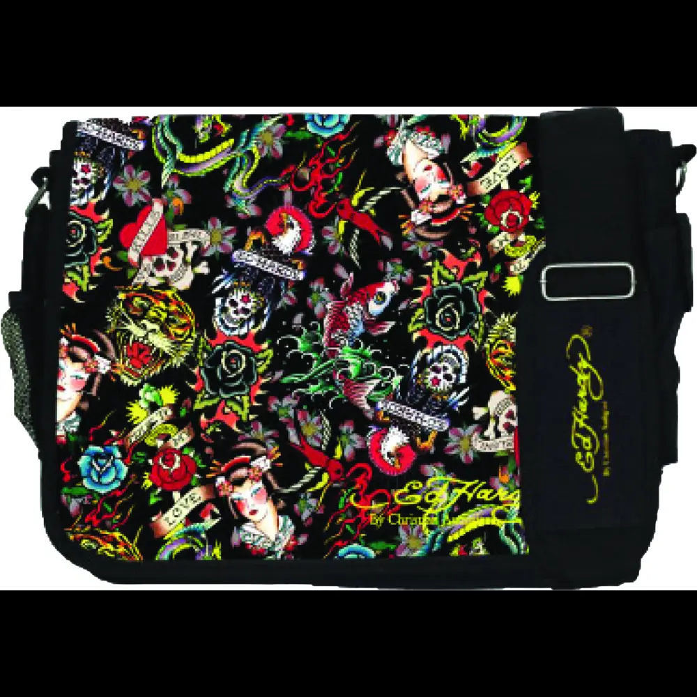 Nahrbtnik Ed Hardy Leo All over collage