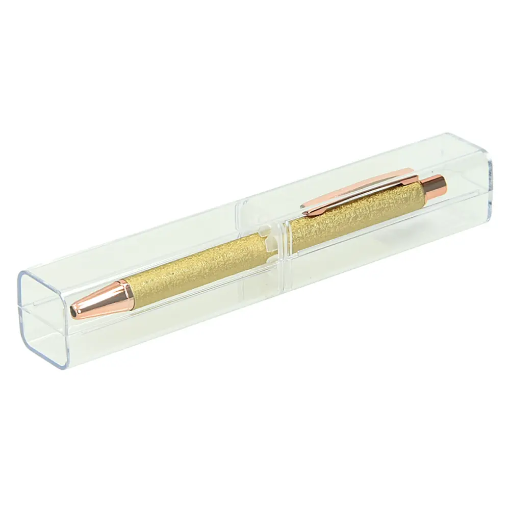 Kemični svinčnik metal zlat v etuiju