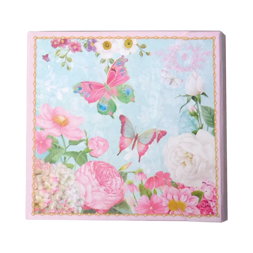 Notesnik z lističi mali Metulji