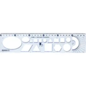 Ravnilo NOMA 5 - modra