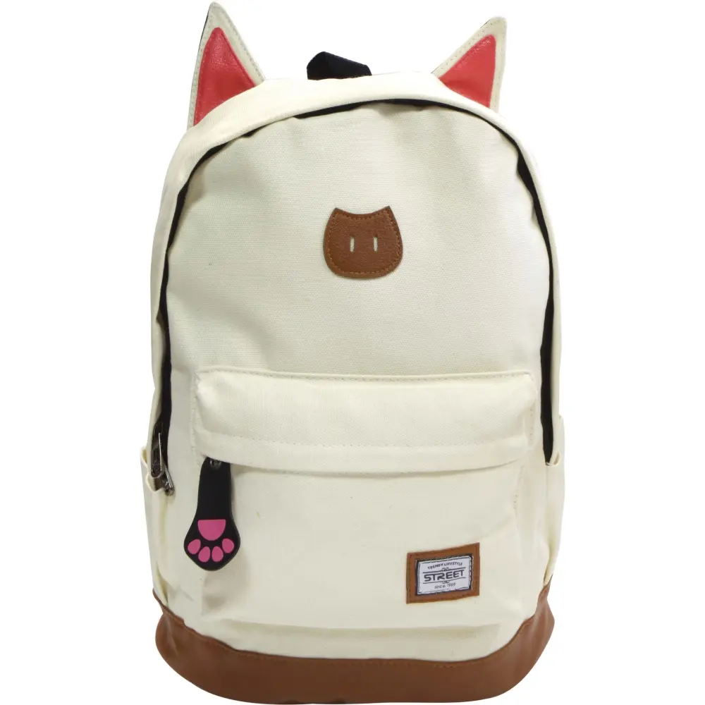 Nahrbtnik Round Cat White