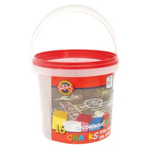 Kreda Koh-i-noor za pločnik v vedru