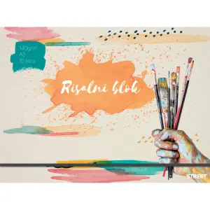 Risalni blok z trdo platnico