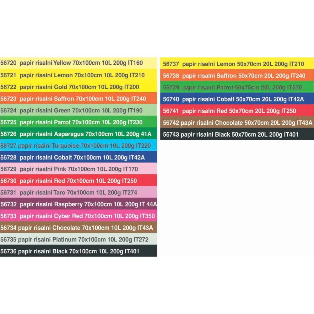 Papir šeleshamer B2 chocolate