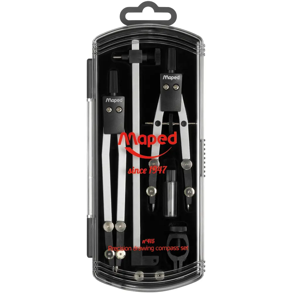 Šestilo MAPED 1947, 5 delni, s krogom