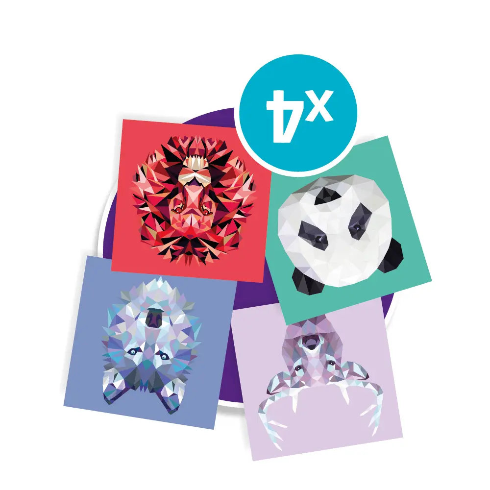 SET KREATIVNI MAPED NALEPKE ORIGAMI