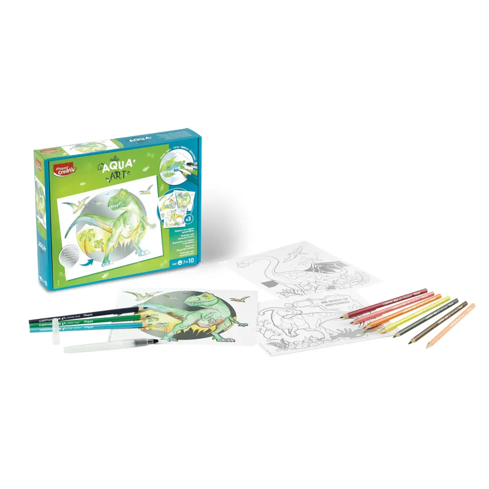 SET KREATIVNI MAPED AQUA ART DINO