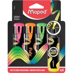 Fluo marker MAPED FLEX 4/1