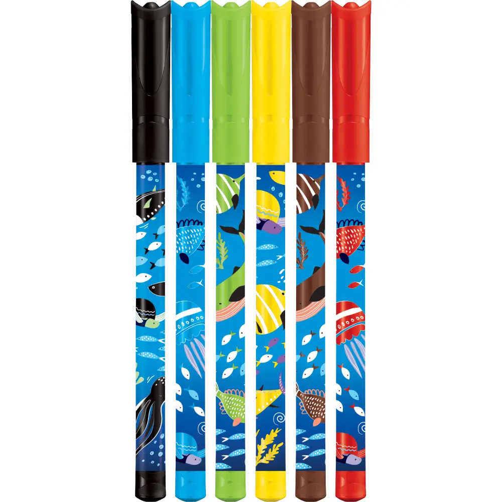 FLOMASTRI MAPED DECORATED 6/1 PVC