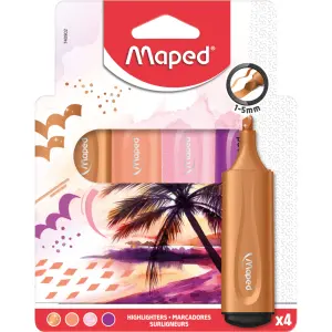 MARKER FLUO MAPED NEW SORT 4/1 BLISTER