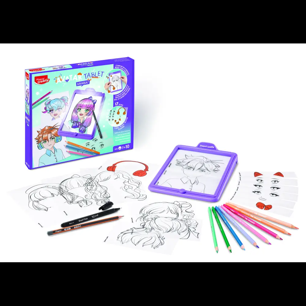 SET KREATIVNI MAPED AVATAR MANGA TABLICA