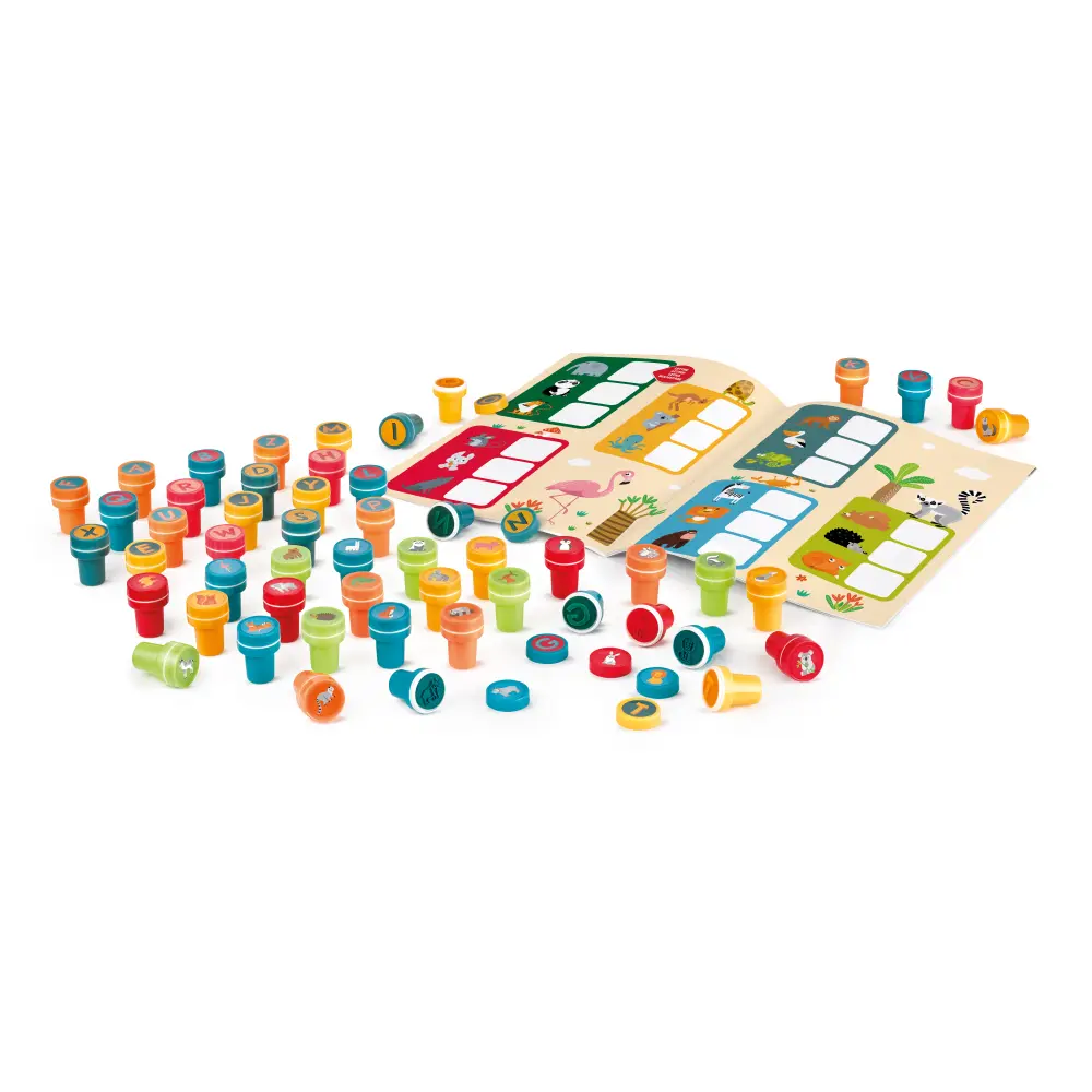 SET KREATIVNI MAPED ŠTAMP.ABECEDA&ŽIVALI