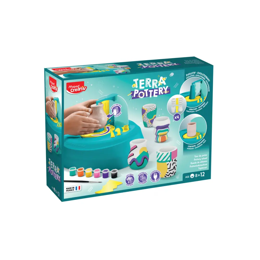 SET KREATIVNI MAPED LONČARSKO KOLO