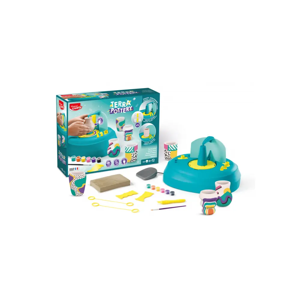 SET KREATIVNI MAPED LONČARSKO KOLO