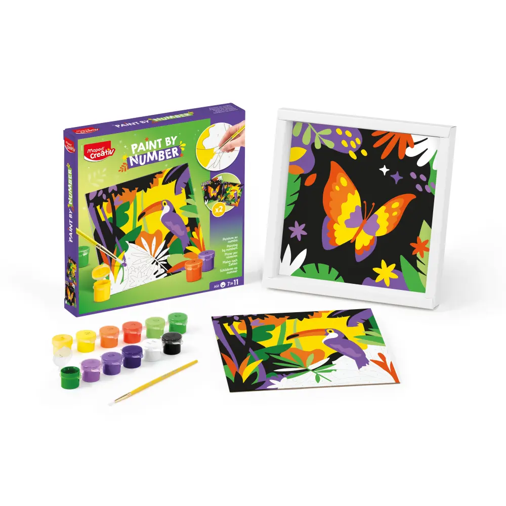 SET KREATIVNI MAPED BARV.PO ŠTEV.PAPIGA