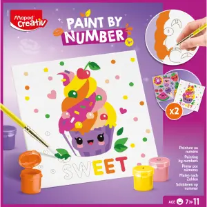 SET KREATIVNI MAPED BARV.PO ŠTEV. SWEET