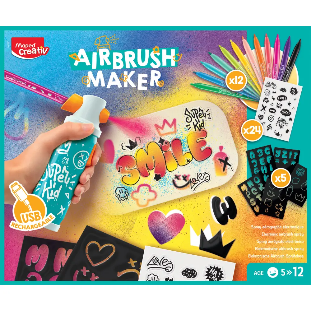 SET KREATIVNI MAPED AIRBRUSH