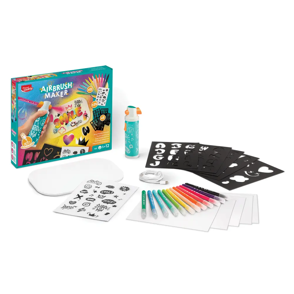 SET KREATIVNI MAPED AIRBRUSH