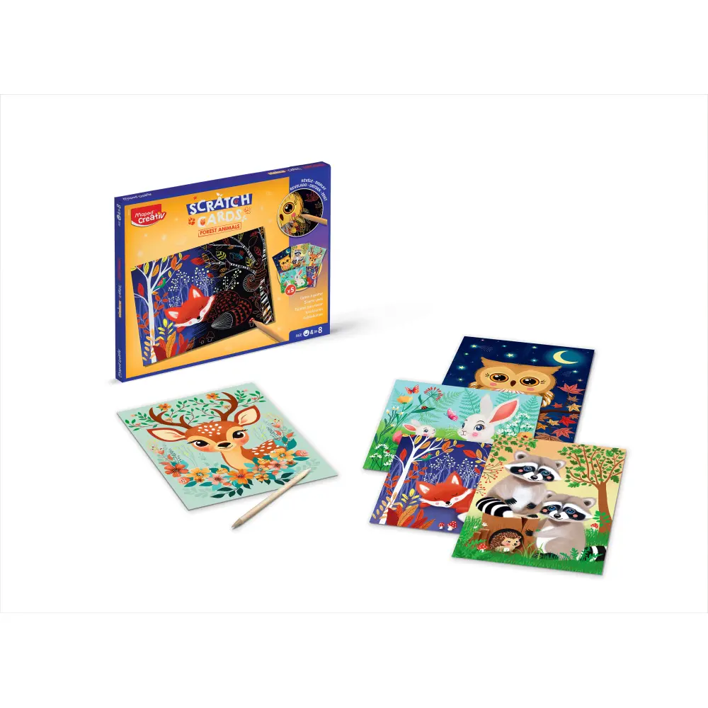 SET KREATIVNI PRASKANKA GOZDNE ŽIVALI